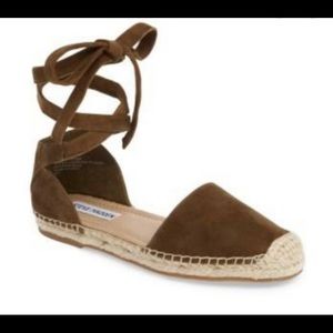 Rosette Olive Suede 6.0 Steve Madden Shoes